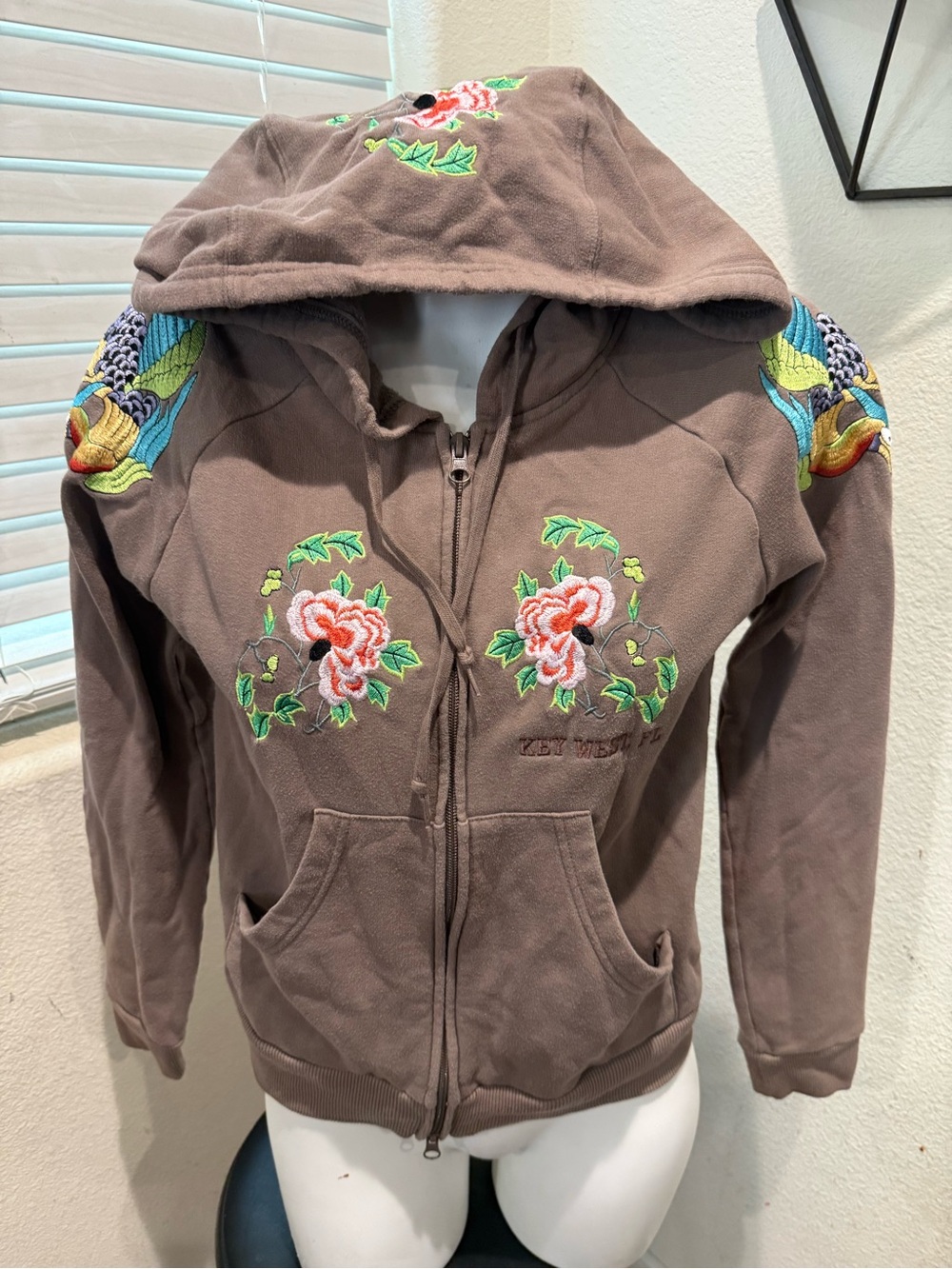 Y2K‎  Key West embroidered zip up